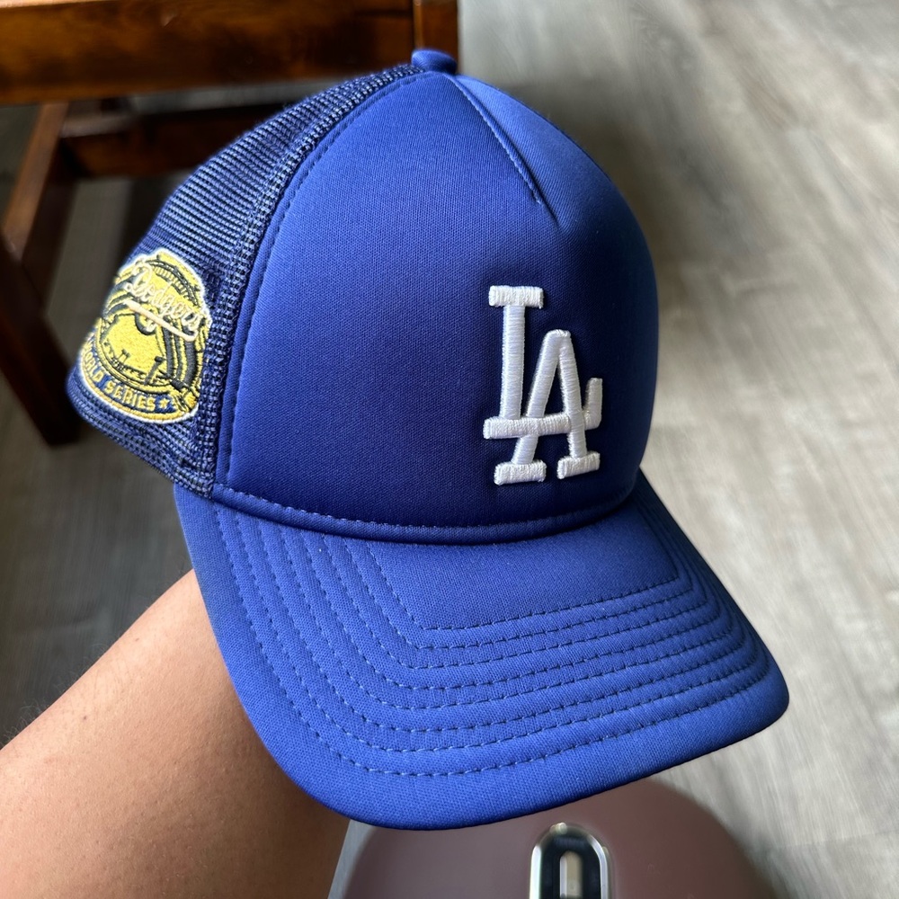 Los Angeles Dodgers New Era 9Forty A-Frame foam trucker hat